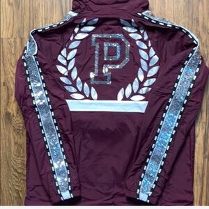 VS PINK Snap Funnel Neck Sport Jacket